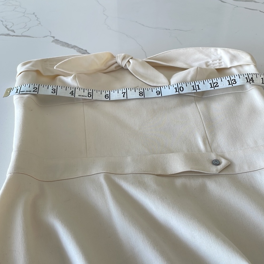 TIBI BRAND WINTER WHITE CHIC STRAPLESS DRESS - Picture 8 of 9
